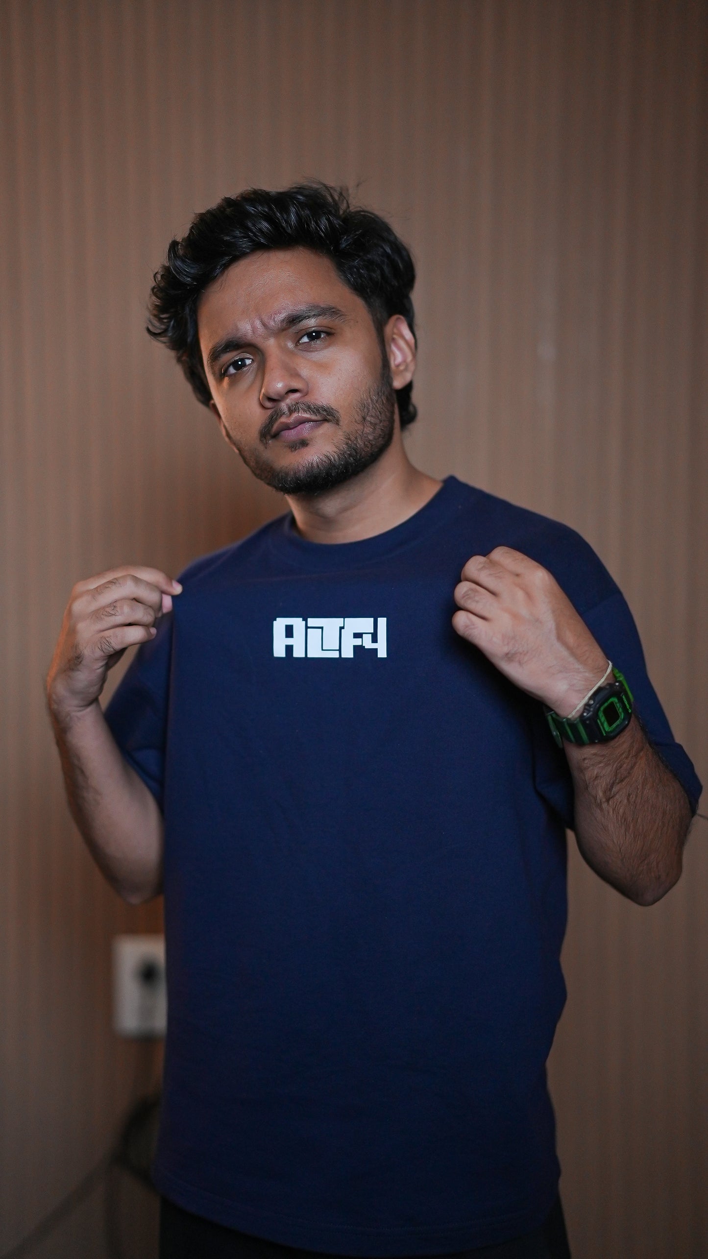 Altf4 Oversized Tshirt - Navy Blue