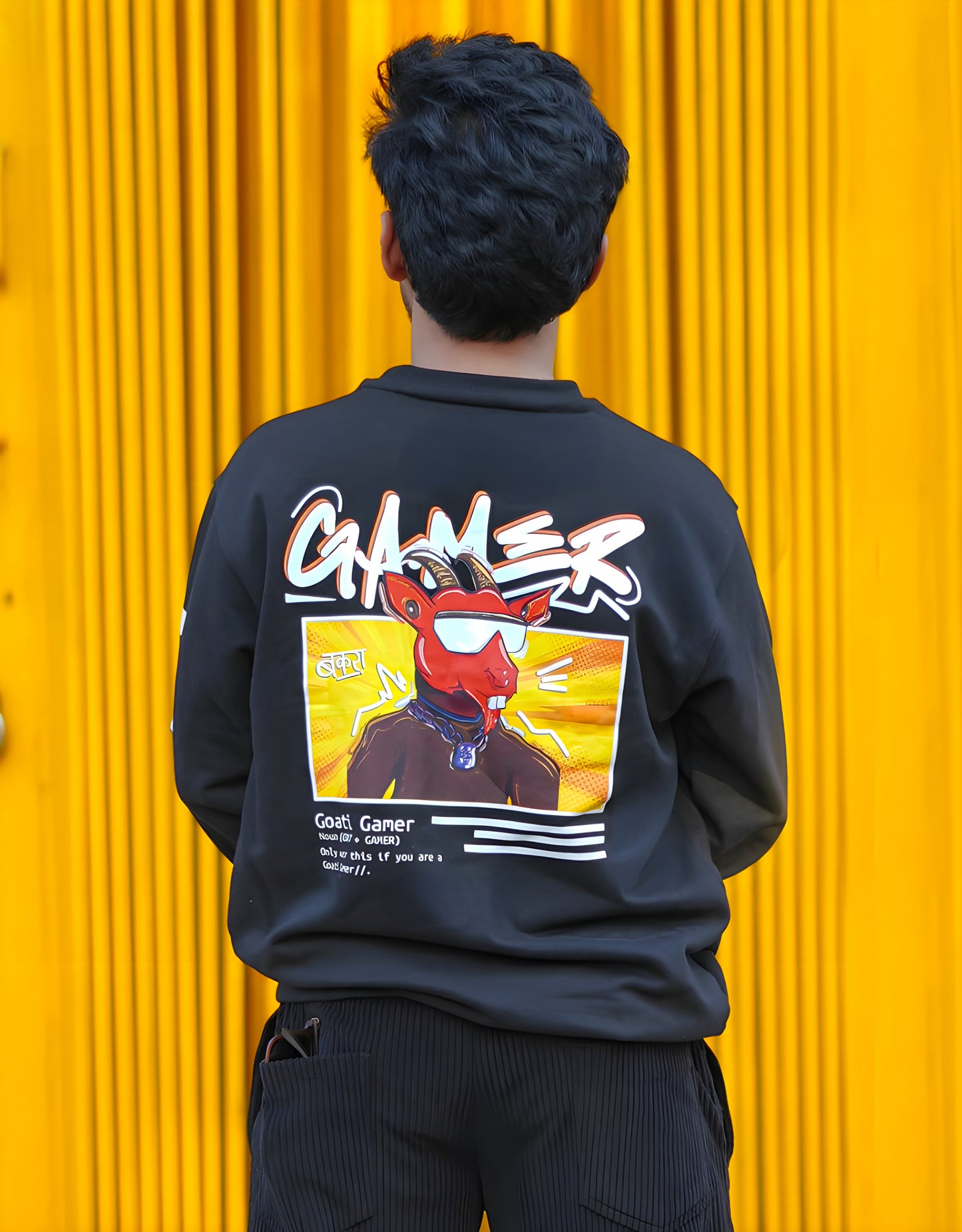 G.O.A.T Gamer Sweatshirt Black - PRE ORDER | Limited Edition