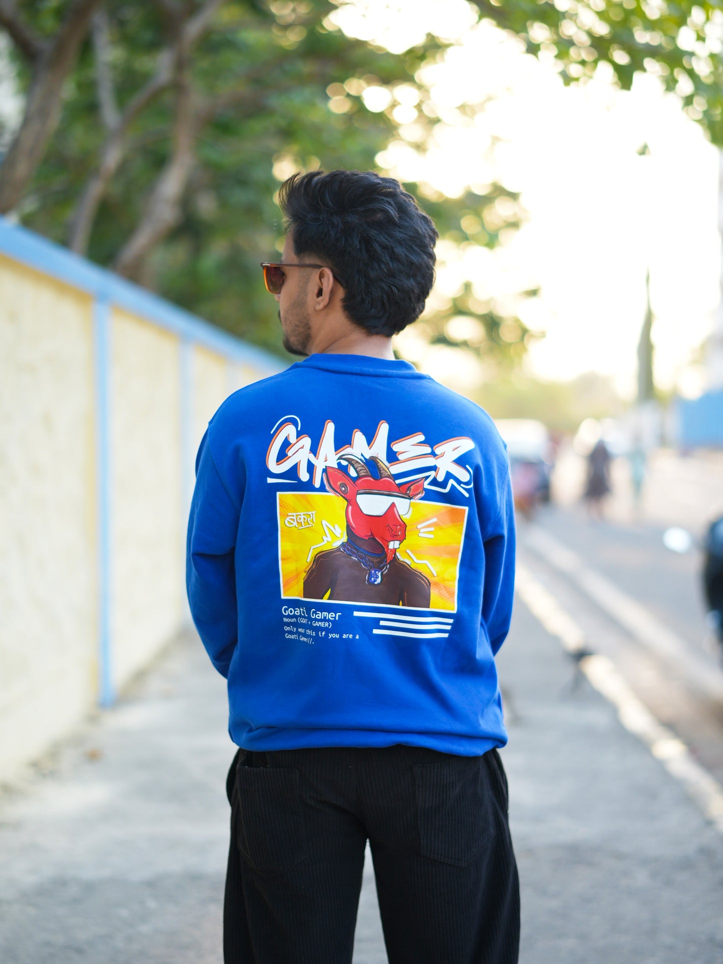 G.O.A.T Gamer Sweatshirt Blue - PRE ORDER | Limited Edition