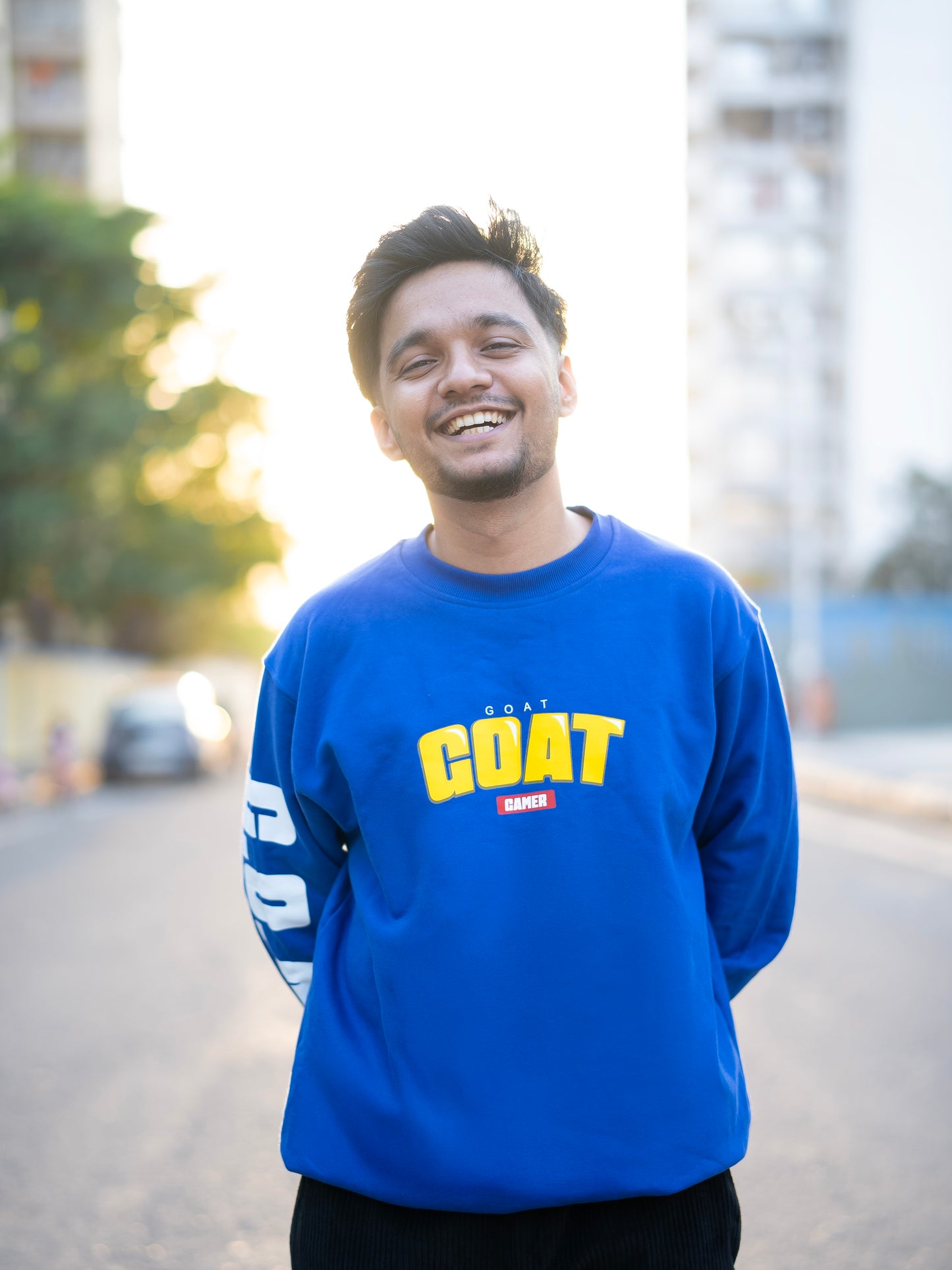 G.O.A.T Gamer Sweatshirt Blue - PRE ORDER | Limited Edition