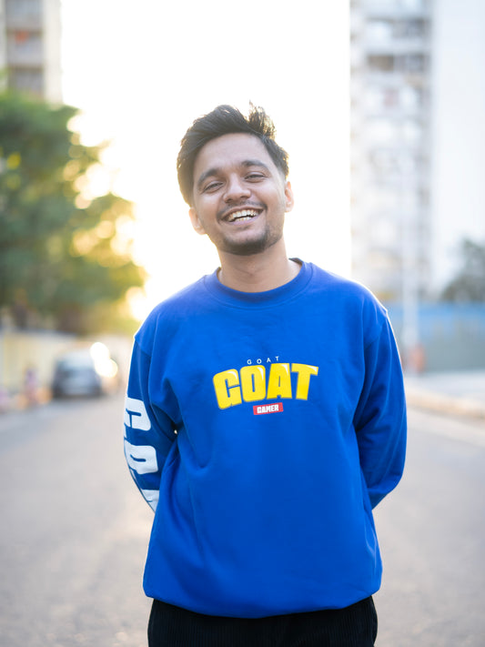 G.O.A.T Gamer Sweatshirt Blue - PRE ORDER | Limited Edition