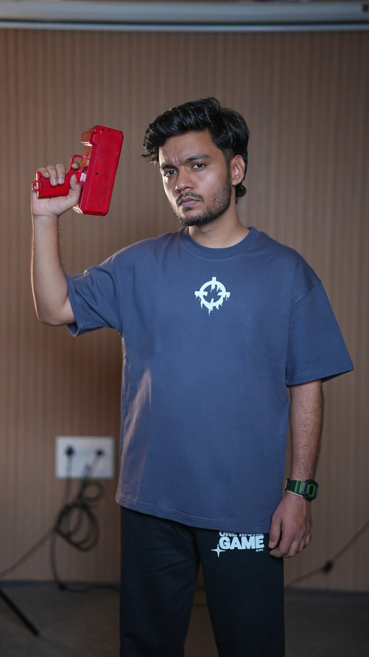 HeadShot Oversized Tshirt - Grey