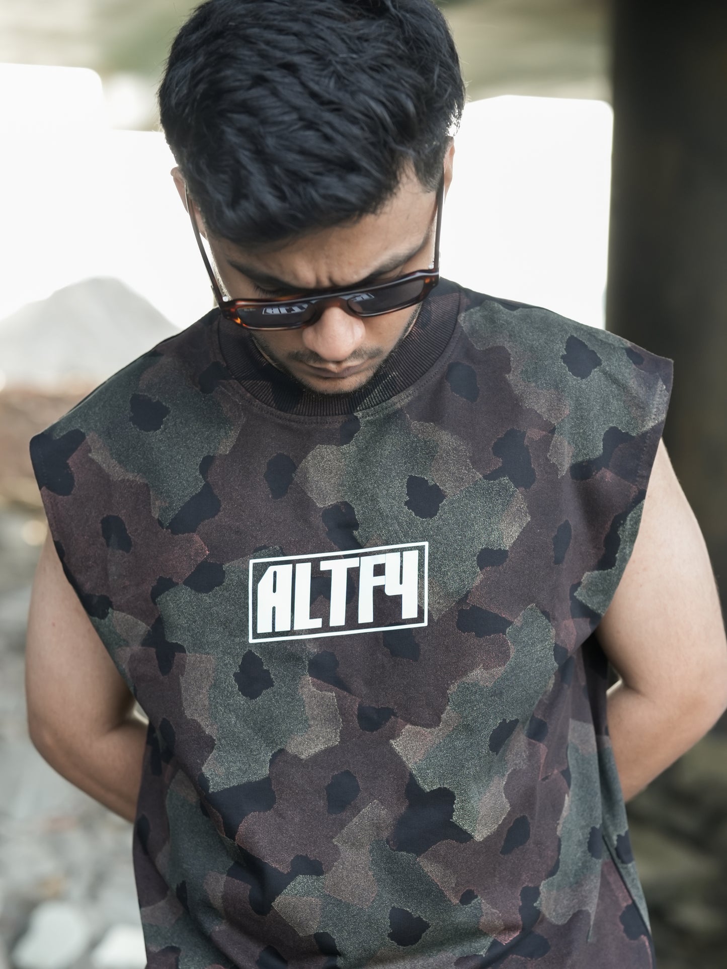 Camo Altf4 Tank Top